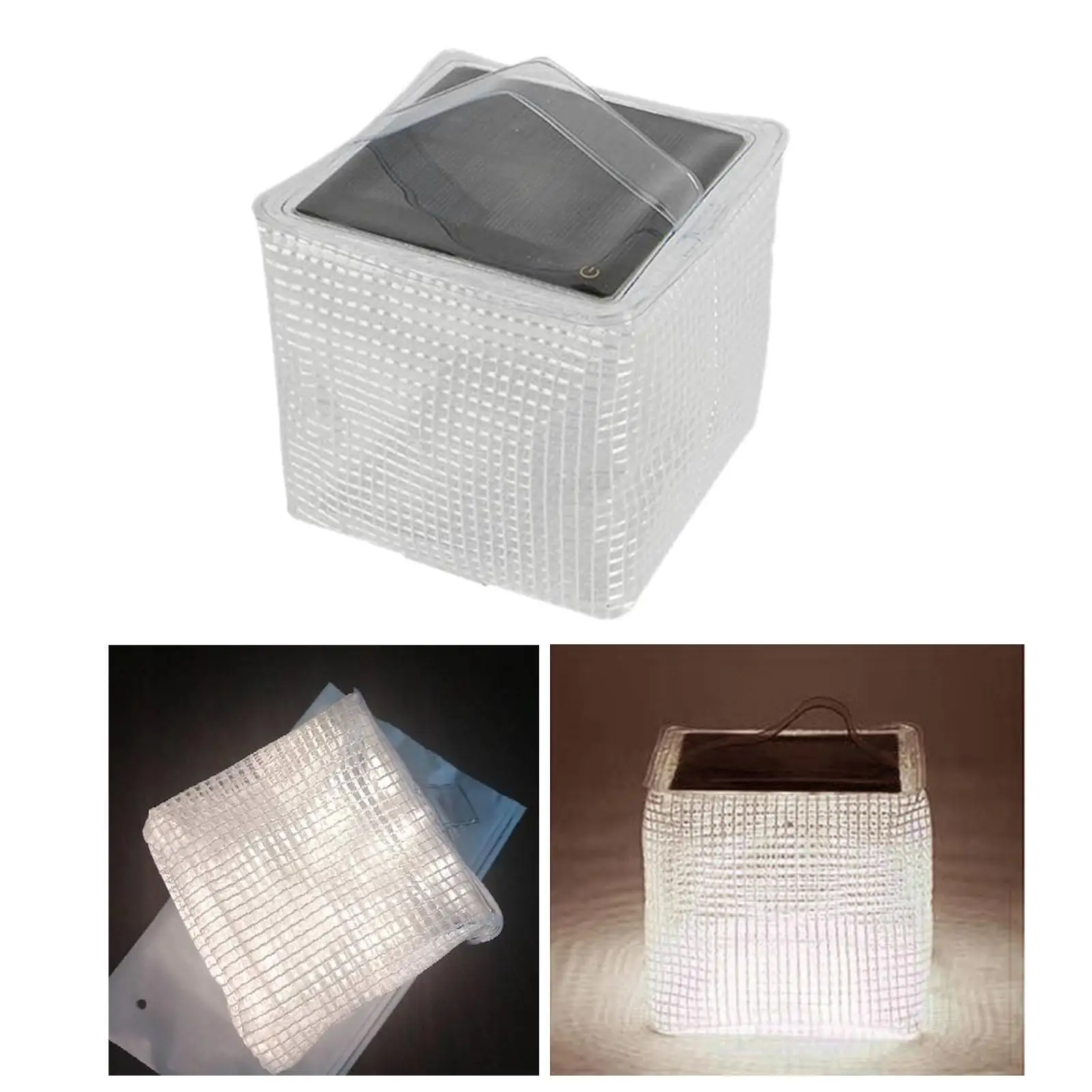 Collapsible Solar Powered LED Camping Lantern Outdoor Rechargeable Lantern Mini Portable Lamp for Backpacking Garden Yard