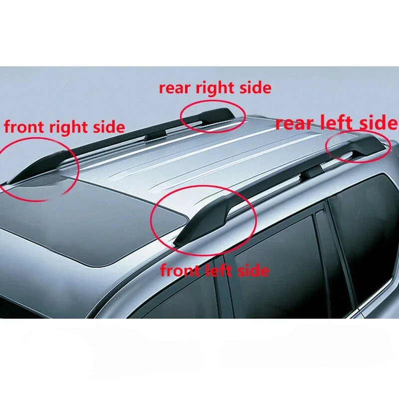 Для Toyota Land Cruiser 200 LC200 FJ200 2008-2019 багажник на крышу автомобиля, крышка, крышка, планка, конец корпуса