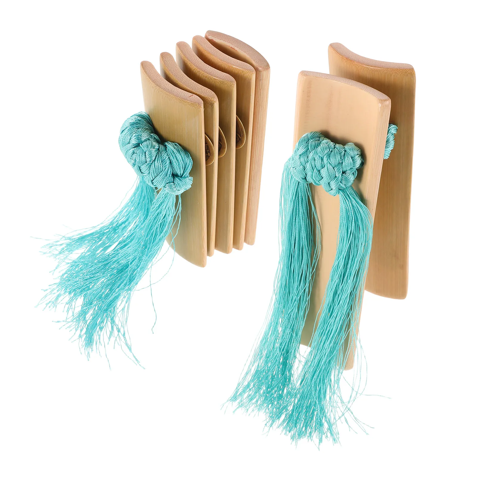 

1 Set Bamboo Kuaiban Traditional Chinese Percussion Instrument Loud Crisp Sound Portable Castanets For Performance Festival