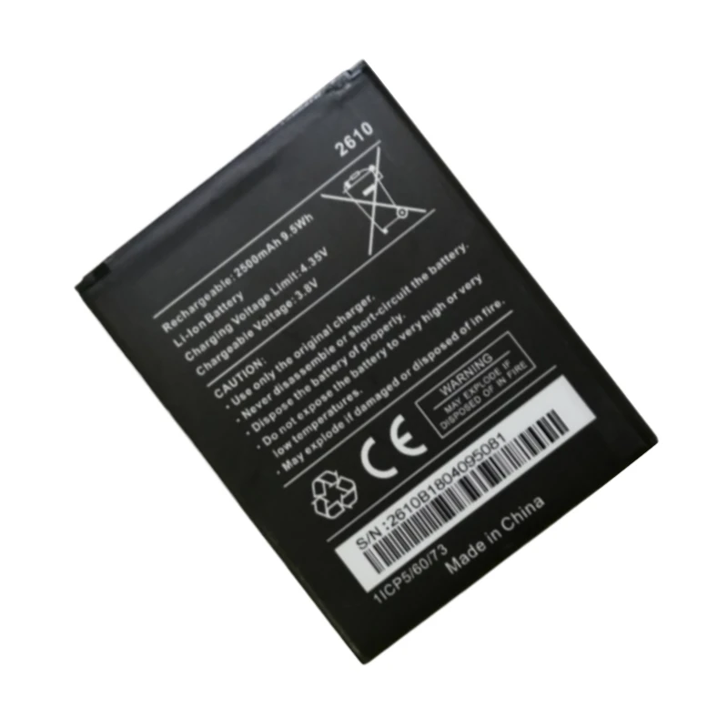 3.8 فولت 2500 مللي أمبير استبدال بطارية الهاتف المحمول ل ويكو الأصلي 2610 صب تومي 3 et ويكو Y60 جيري 3 جيري 2