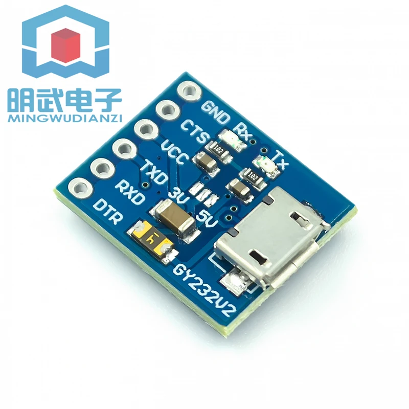 GY232V2 MICRO FT232RL USB To TTL Module Microcontroller Serial Port Downloader
