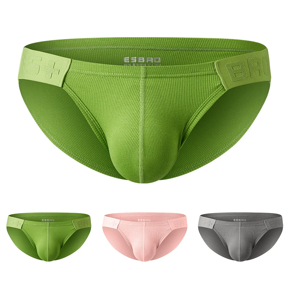 Brief Men Underwear Stretch Breathable Durable Lightweight Lingerie Underwear Low Waist Panties Pouch Sexy Comfy