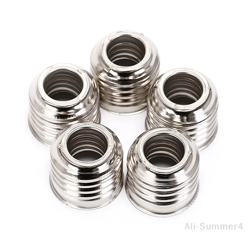 5x E27 إلى E14 مصباح حامل محول المقبس ضوء لمبة مصباح حامل قابس مهايئ #4