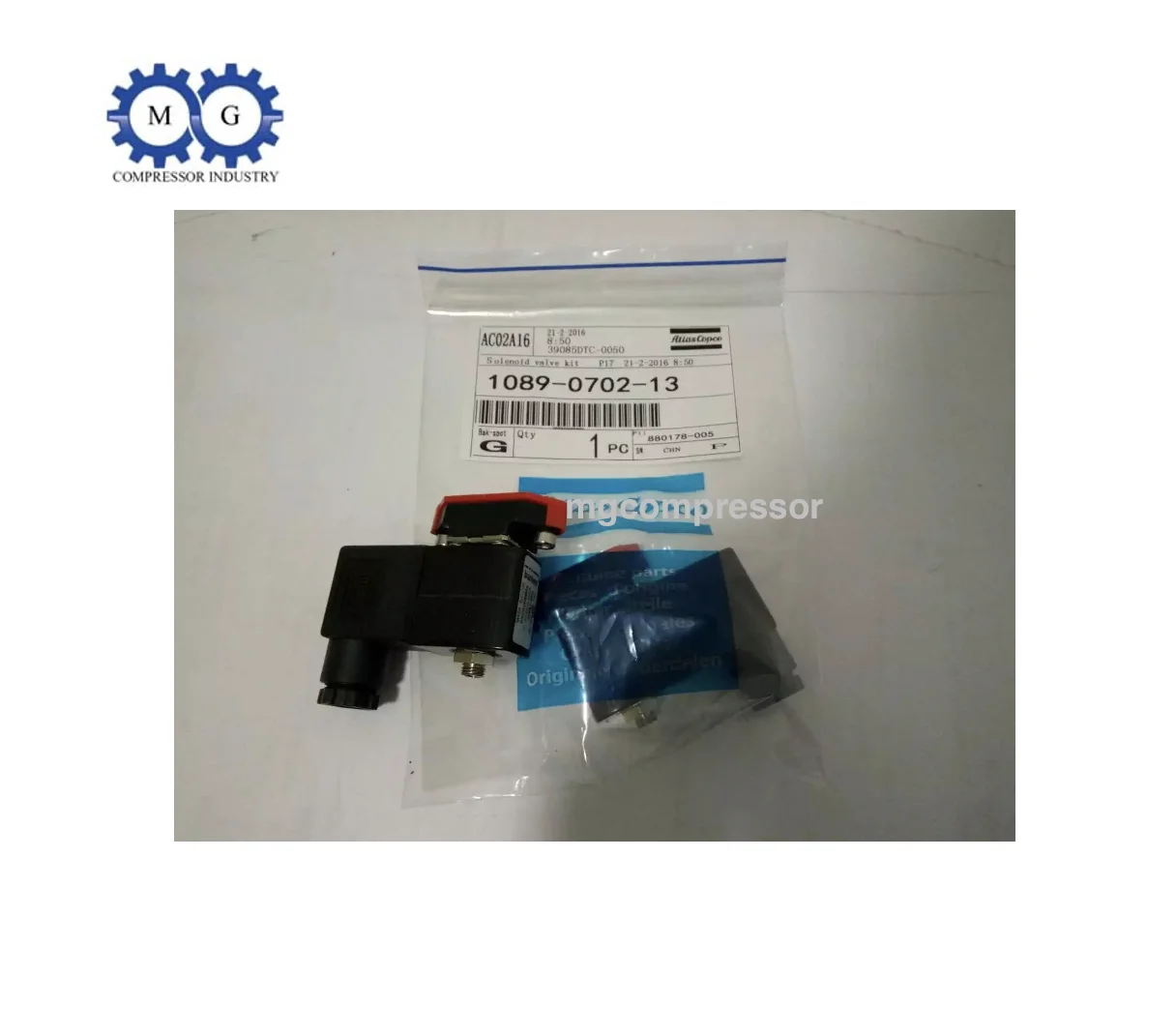 

1089070213 1089070221 Solenoid Valve for Screw Air Aompressor Atlas Copco Replacement Parts 1089070209