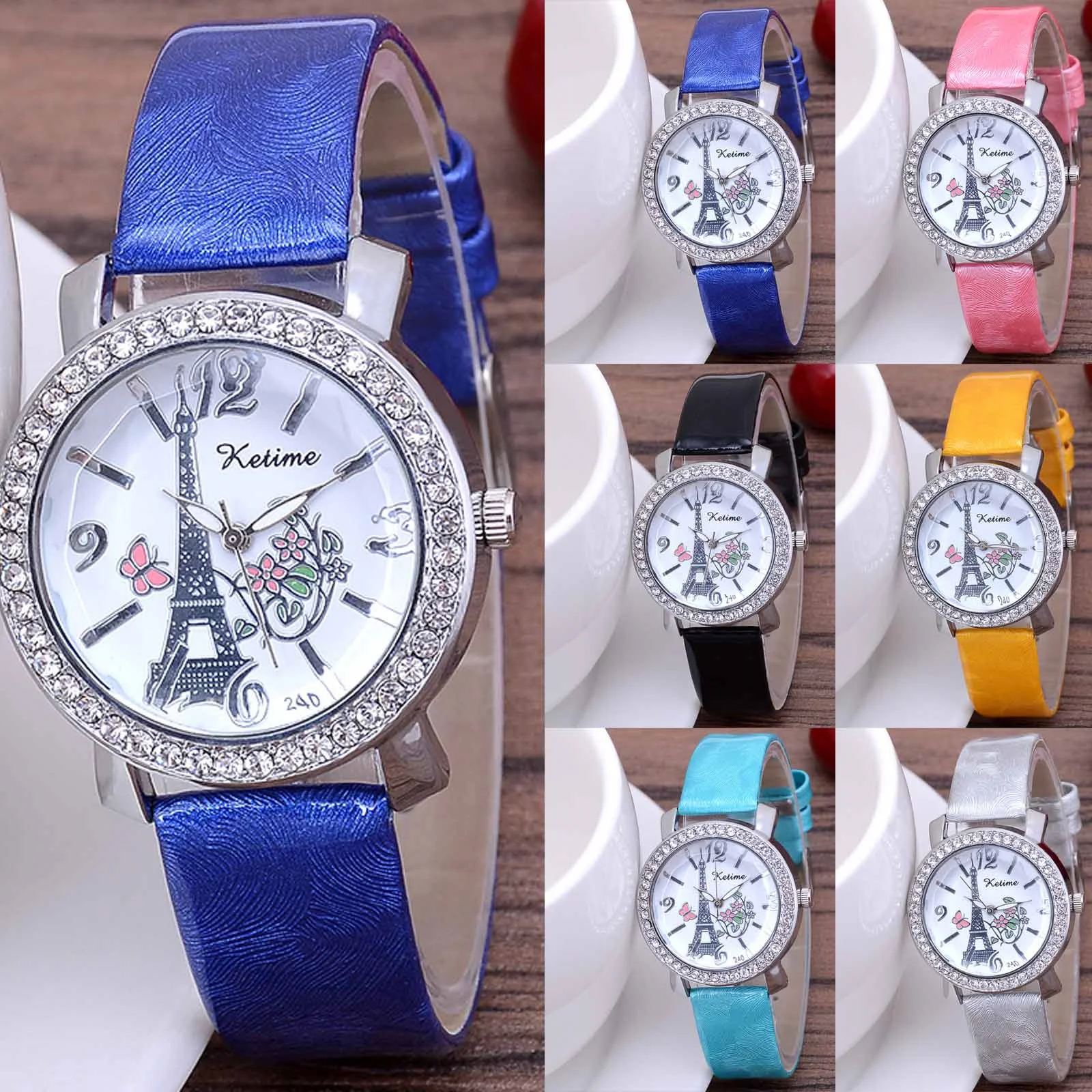 Luxury Leather Watch For Woman Waterproof Stainless Steel Ladies Quartz Watch Dress Elegant Women Watches Fashion Reloj