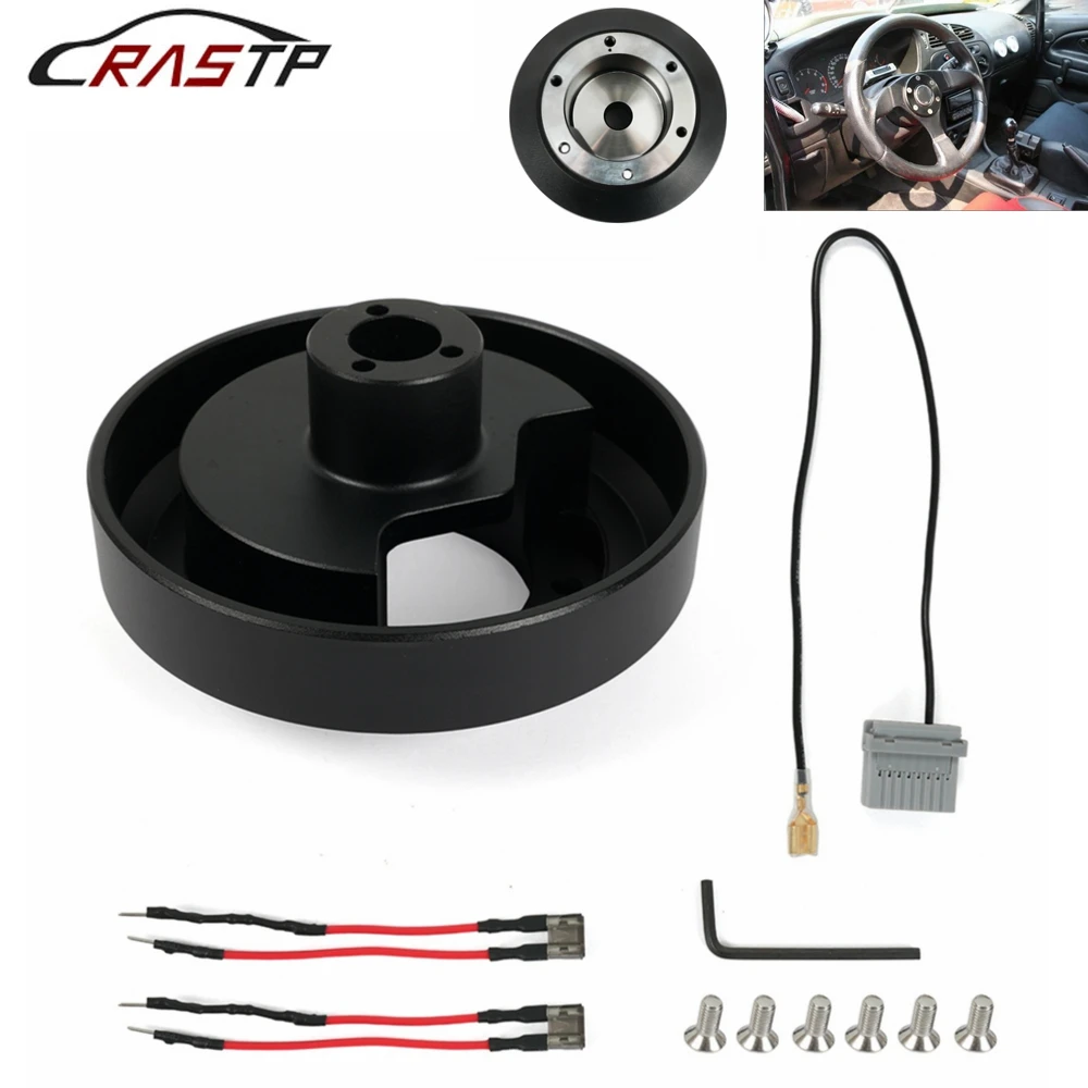 RASTP-Steering Wheel 6-Hole Diameter 70mm Short Hub Adapter For Nissan 350Z 370Z G35 SER SRK-141H RS-QR042