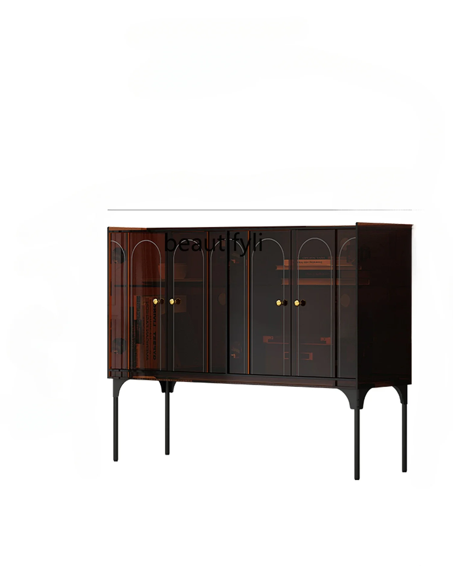 

Light Luxury Entry Door Hall Cabinet Living Room Sideboard Acrylic Wall Hallway Storage Cabinet Console