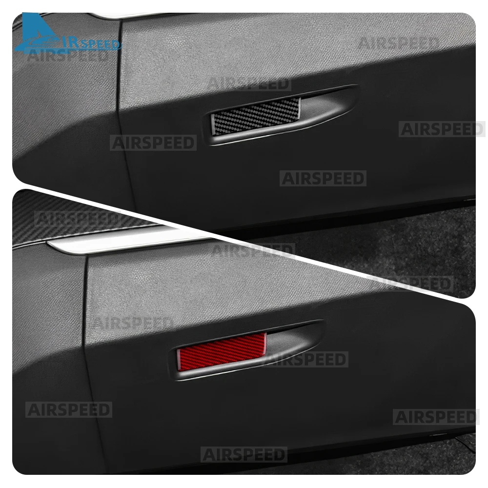 

For Peugeot 3008/5008 ICEV PHEV 2017 2018 2019 2020 2021 2022 2023 2024 Real Soft Carbon Fiber Sticker Car Co-pilot Glove Box