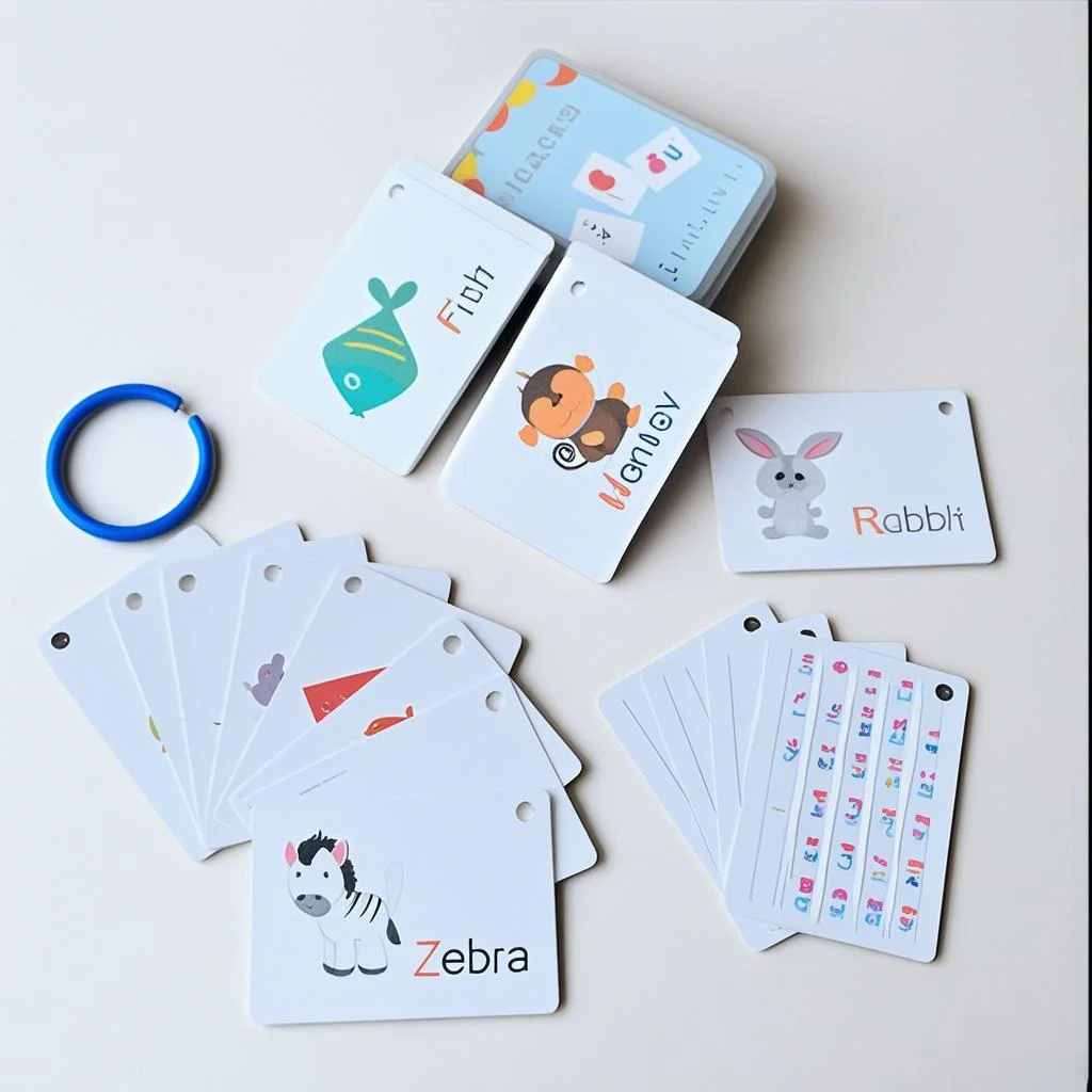 22pcs Children Cognition Cards Body Parts Animal Fruits Double Side Flashcards Montessori Baby Kids Early Educational Toys Gifts