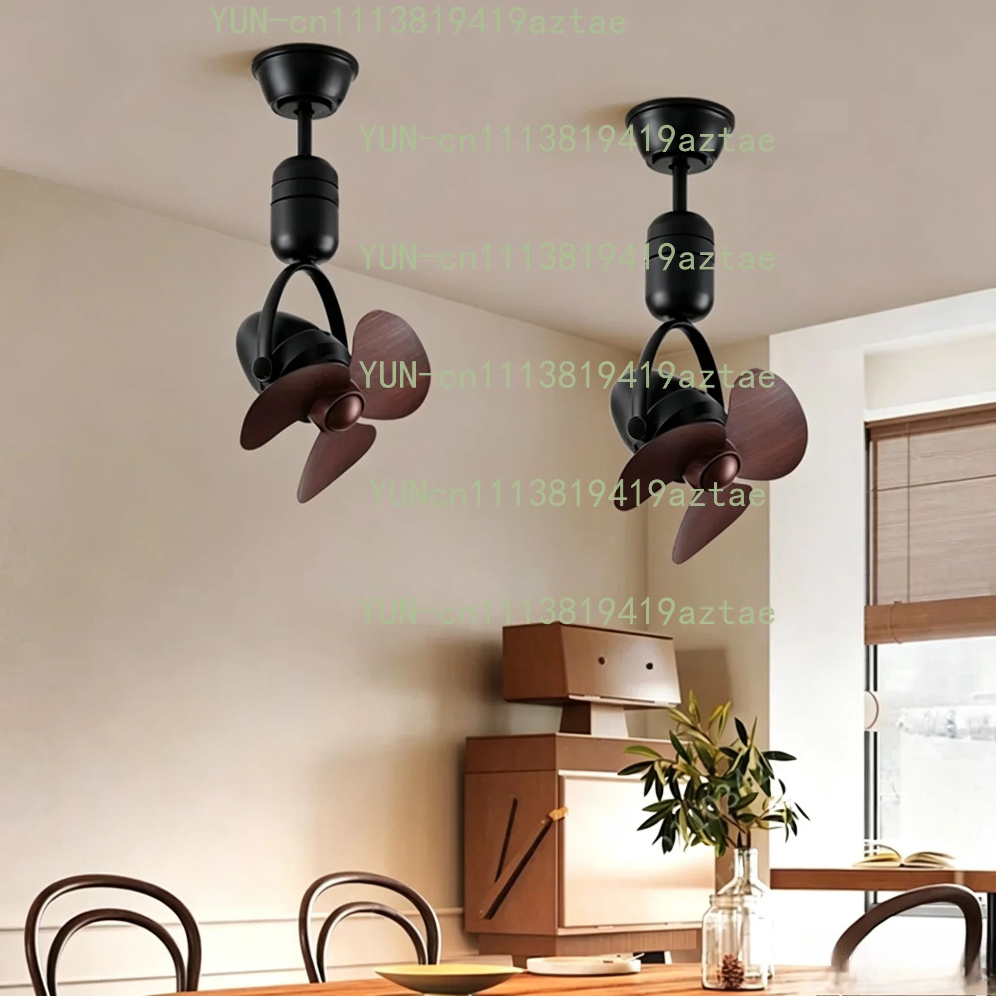 Large Air Volume Ceiling Fan Shaking Head Industrial Small Ceiling Fan Strip Wall-mounted Dual-purpose Without Lamp
