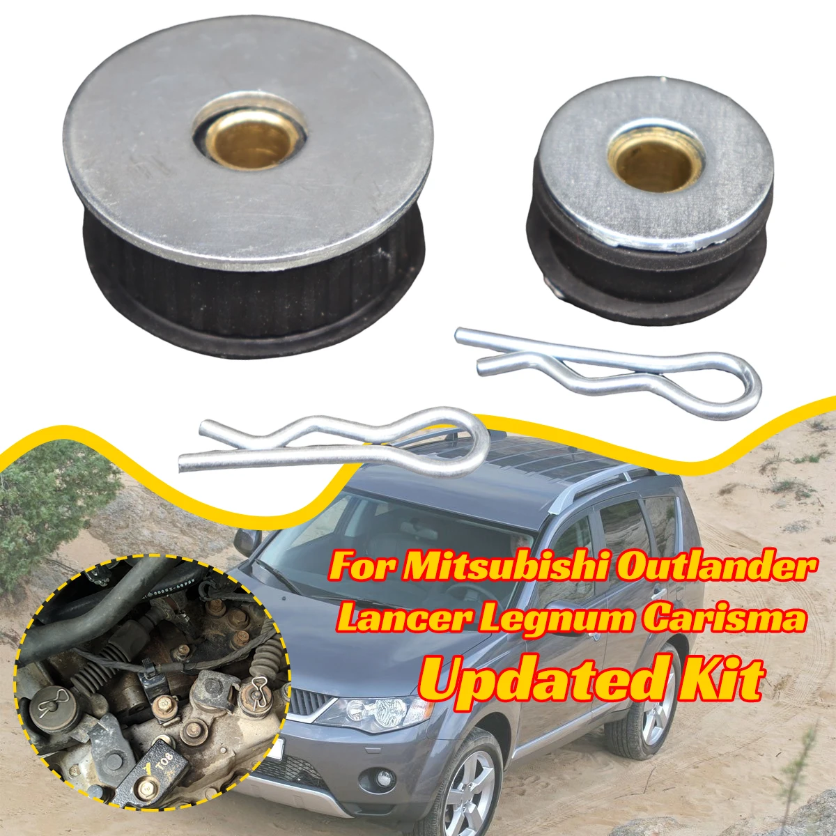 

Updated Gear Shifter Lever Selector End Rod Connect Bush Washer Cotter Pin Clip For Mitsubishi Outlander Lancer Legnum Carisma