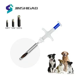 20pcs 134.2KHz Pet Glass Tag Animal Injectable Microchip Syringe FDX B ISO11784/85 ICAR Animal Syringe for Cat Dog