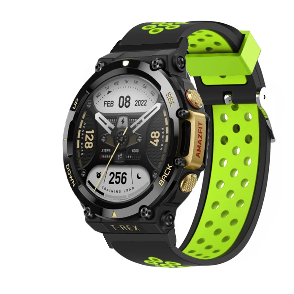 Amazfit-rexおよびCorrexウォッチ用の交換用シリコンストラップ