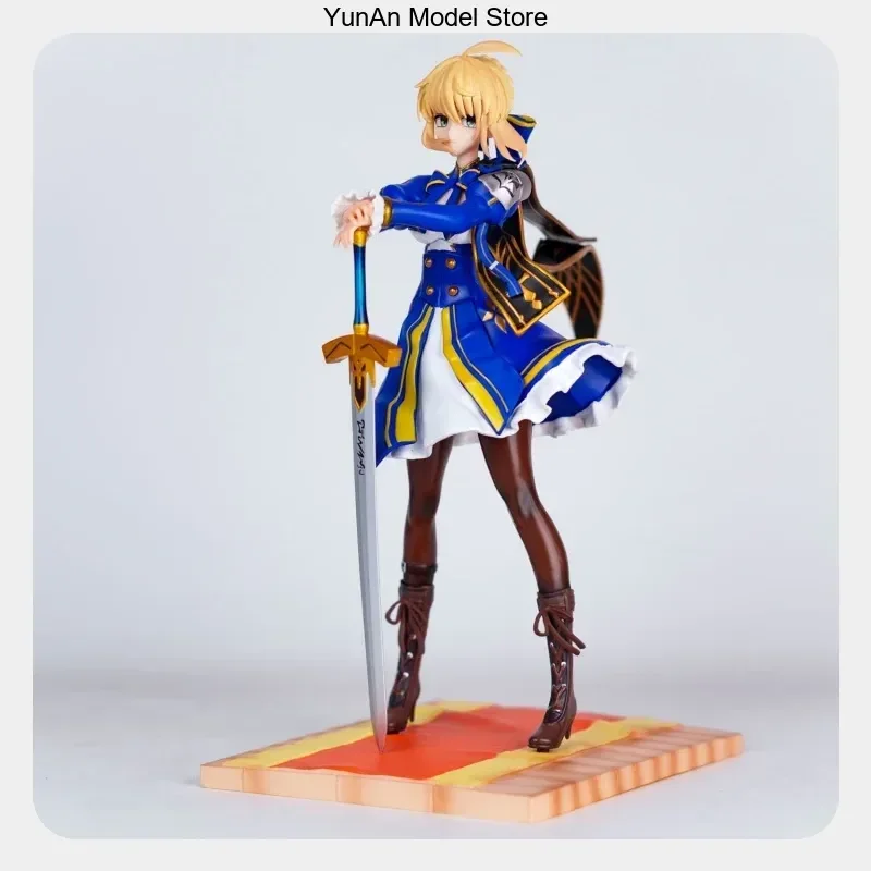 

Anime Figure Model Large Statue Collection Desktop Decoration Ornament 24cm Saber Altria Pendragon Standing Pose Gifts
