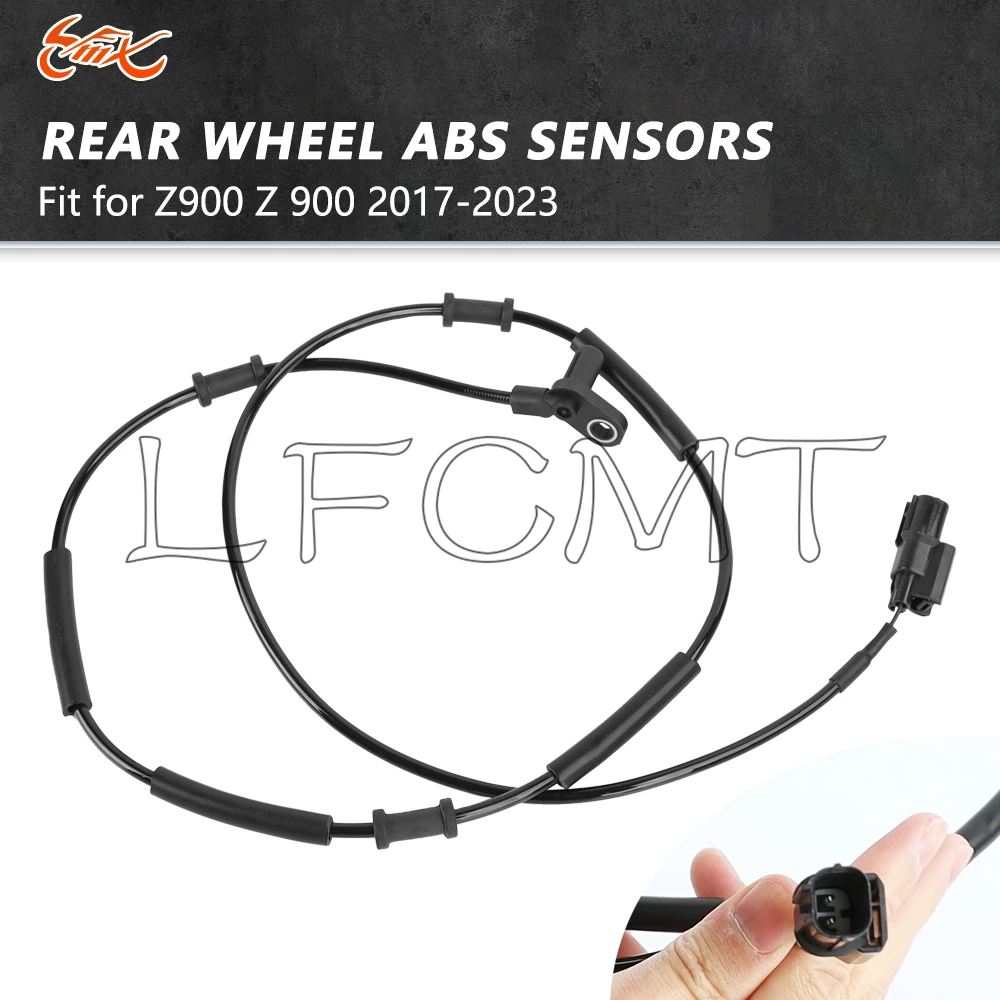 Motorcycle Rear Brake ABS Wheel Speed Sensor Cable Line Fit for Z900 Z 900 2017 2018 2019 2020 2021 2022 2023
