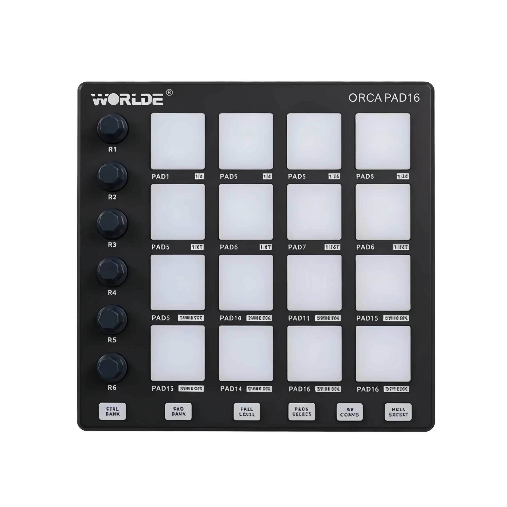 WORLDE ORCA PAD16 MIDI Control - Midi Controller Pad 评论和价格