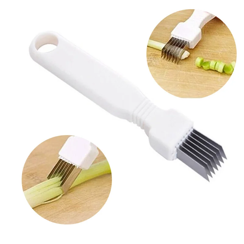 

40PCS- Onion Slicer Shredder Garlic Crusher Cutter Knife Pepper Graters Vegetable Chopper Scallion Tools Kitchen Cooking