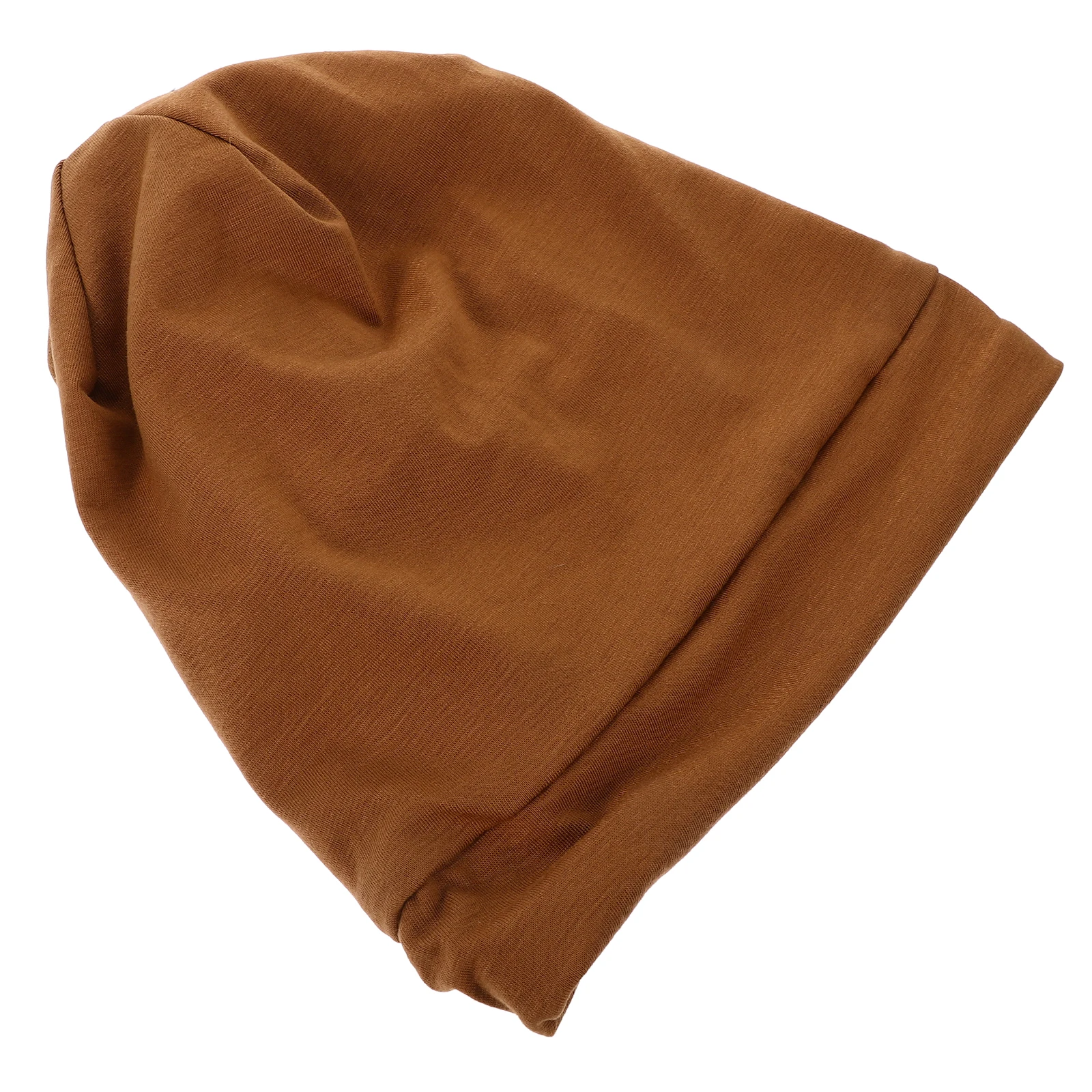 

Hair Bonnet Satin Lined Coffee Sleep Cap Wrap Protector Comfortable Elastic Design for Women Large Hair Sleeping Hats