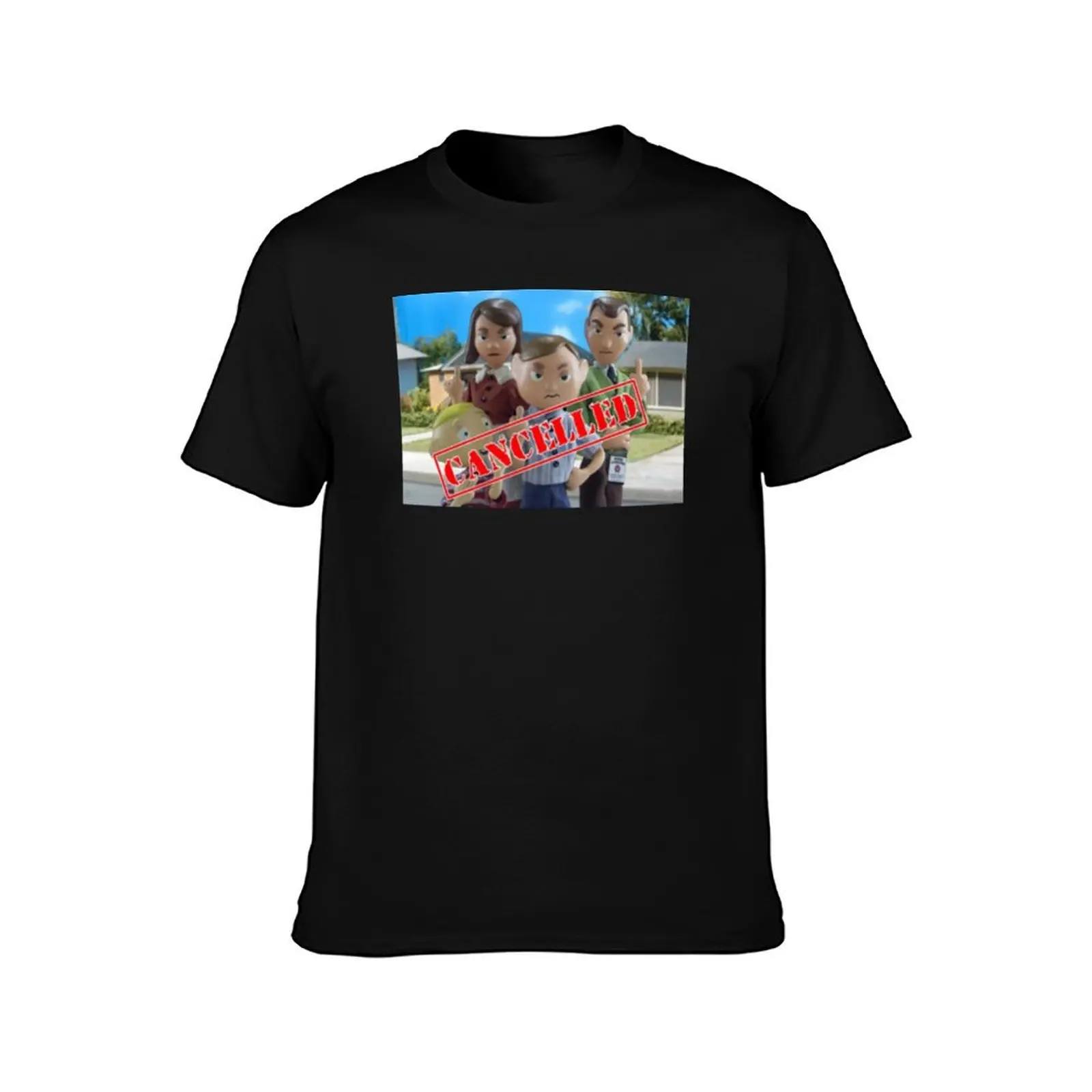 Cancelled shirt T-Shirt Relaxed Fit Casual Short Sleeve Top T-Shirt