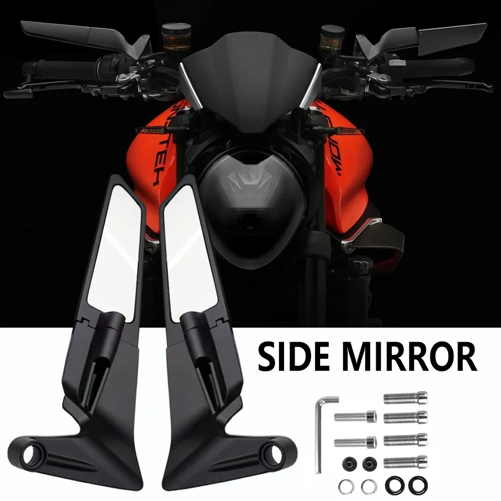 Hypermotard 950 For Ducati Hypermotard950 2022-2023 Motorcycle New Stealth Mirrors Adjustable Winglet Rearview CNC Aluminum