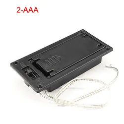 AAA Battery Box AAA Battery Case AAA Battery Holder Toy parts With Leads With switch With 2 Slots AAA drop shipping