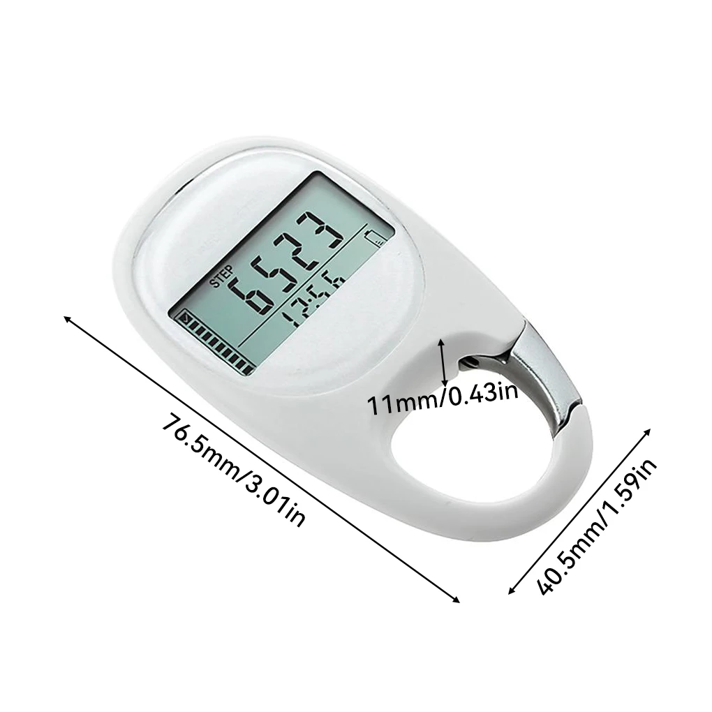 Digital Pedometer Fitness Tool Gym Supplies 7 Days Memory Auto Sleeping Fine Workmanship Space Saving Light-weight