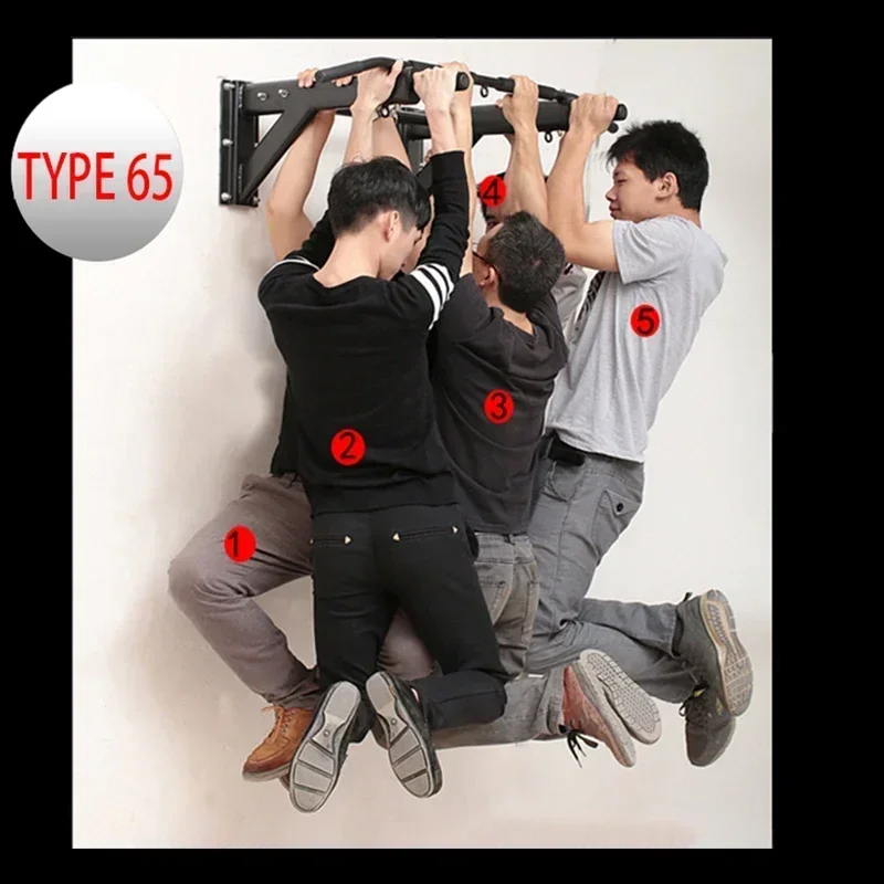 Wall Horizontal Bar Steel Plate Pull Up Device Wall Chin Up Bar Single Parallel Bars Sandbag Shelf Indoor Fitnes