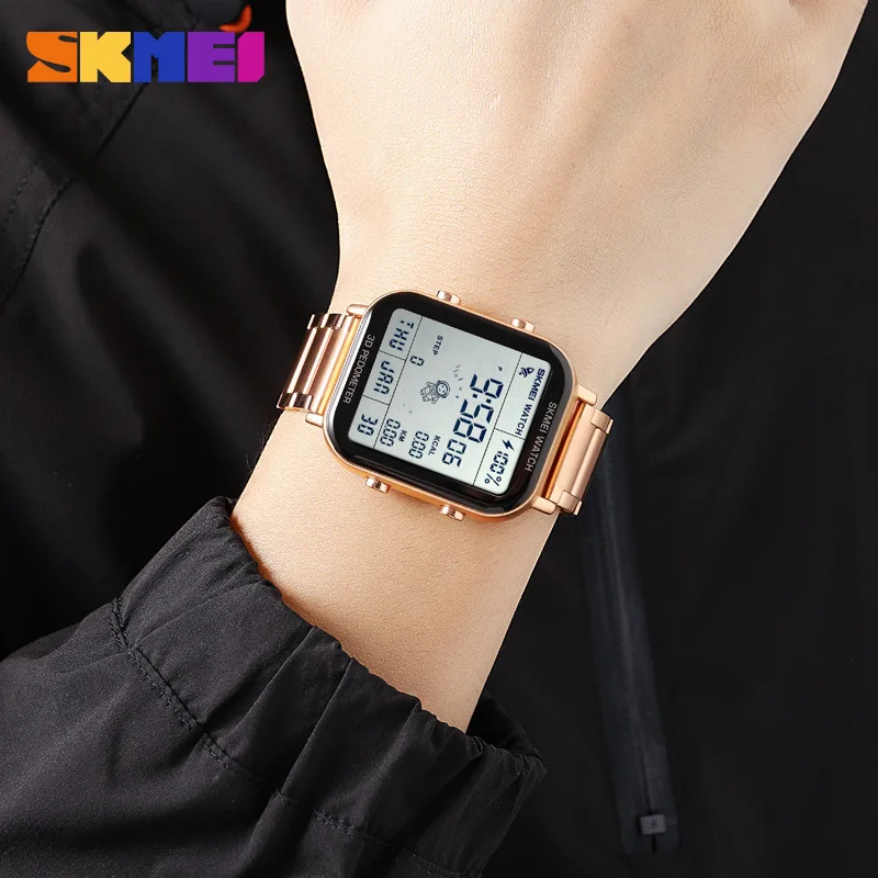 SKMEI 1888 Sports Digital Watch Astronaut Creative Electronic Watches For Men Multifunction Sports Pedometer Male Wristwatch