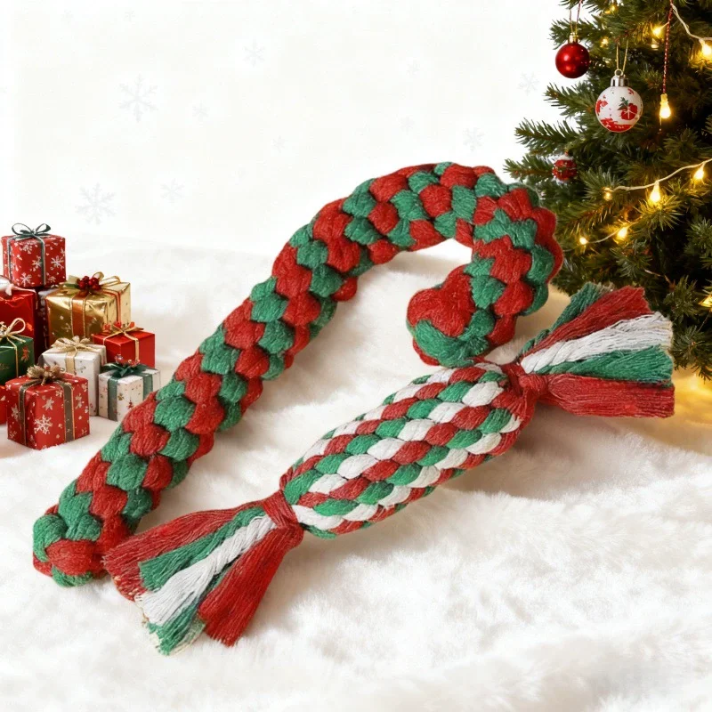 Christmas Interactive DogChew - Teeth Cleaning Dog Chew Bone ulasan dan harga