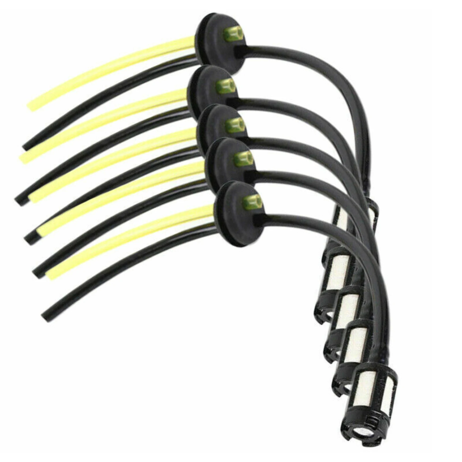 5 peças filtro de combustível mangueira vedação com lâmpadas priming para roçadora aparador de sebes jardim cortador de grama acessórios