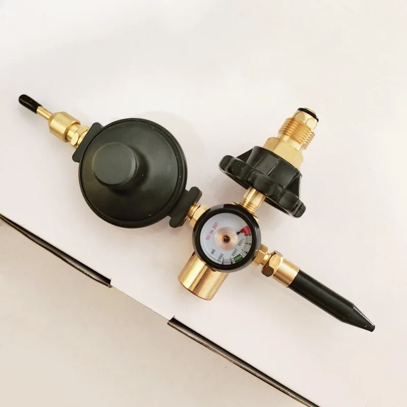 Large all-copper handwheel with watch balloon inflator decompressor helium decompressor