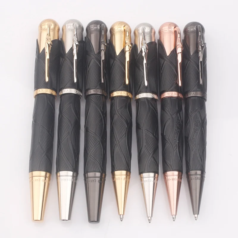 Limited Writer Brothers Grimm Ballpoint Roller Ball Pen Business Metal Black Writing Ink Pen Office School Supply Stationery Set