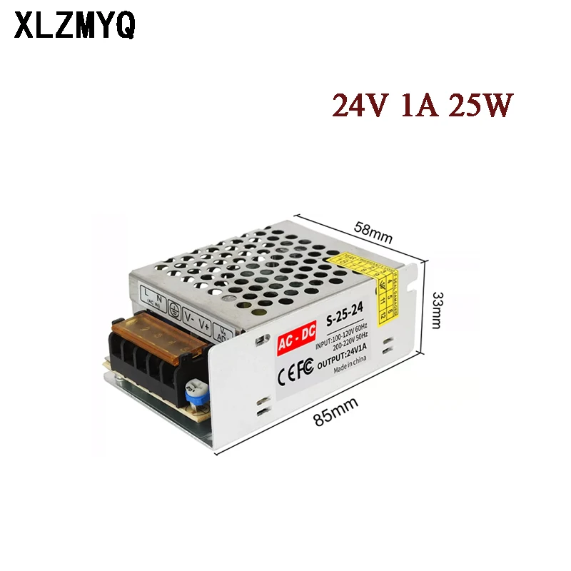 24V 1A 2A 3A 4A 5A 8A 10A Switching Power Supply Source Transformers AC 220V To DC 24V LED SMPS Power Supply For LED Strip CCTV