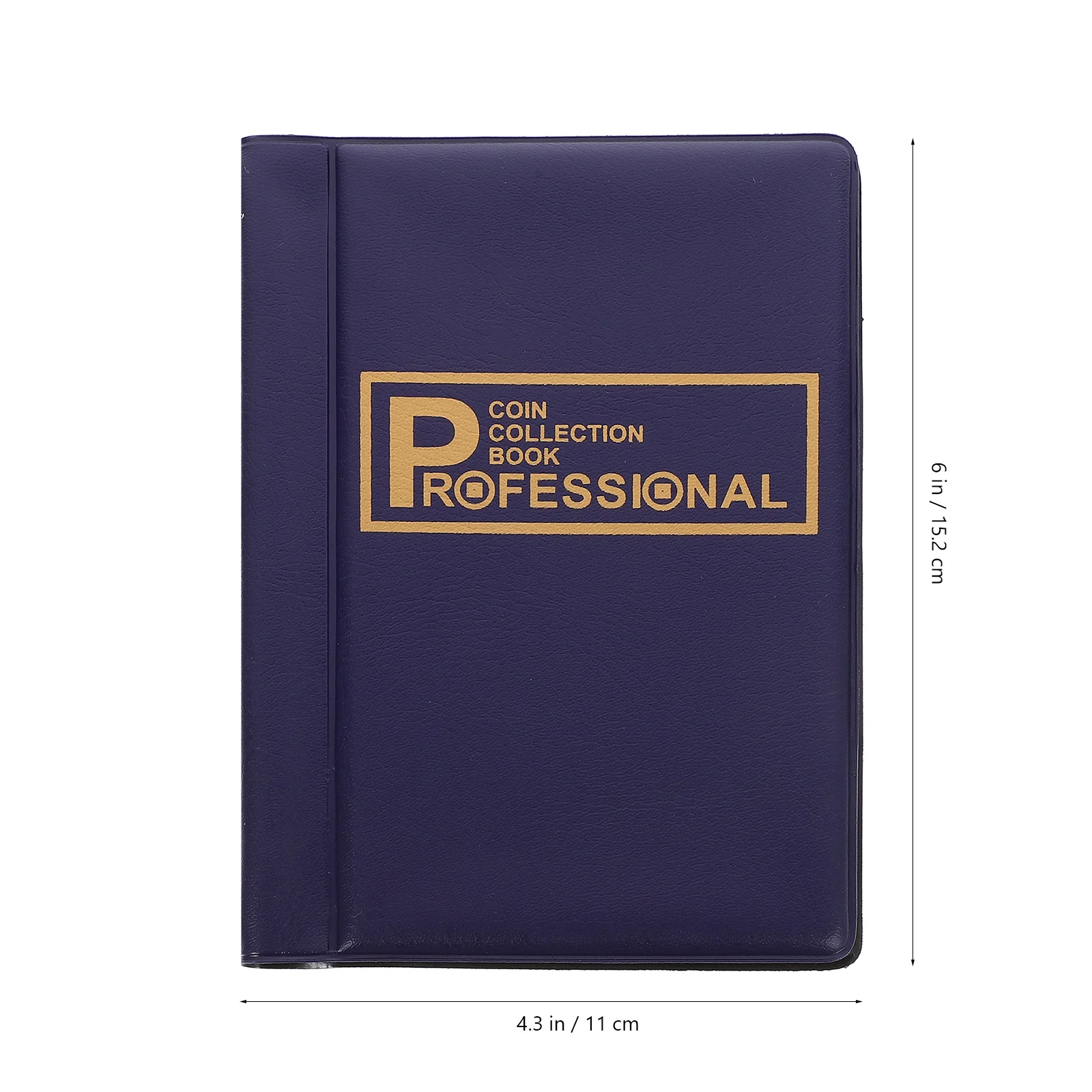 Coin Collection Book Premium PVC Coin Storage Album Large Capacity Transparent Slot Design for Commemorative Coins and Small