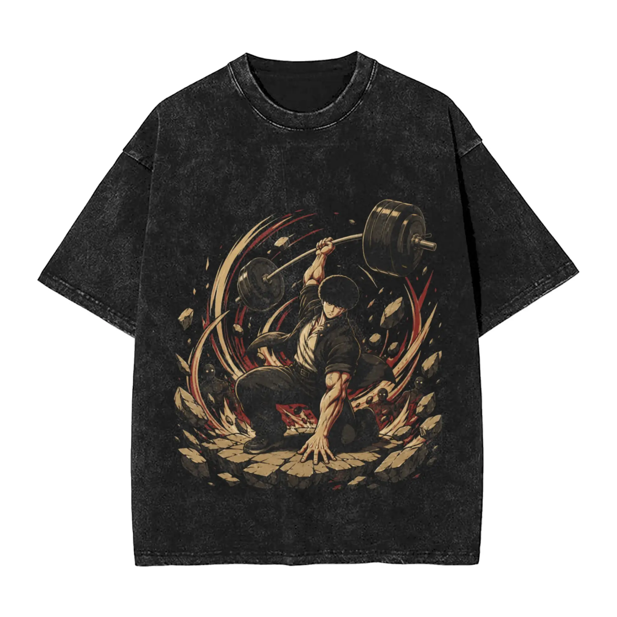 Mash Burnedeads  Washed T Shirt Men  Streetwear Casual T-Shirts Summer Comfortable Novelty Tees Design Oversized Clothing