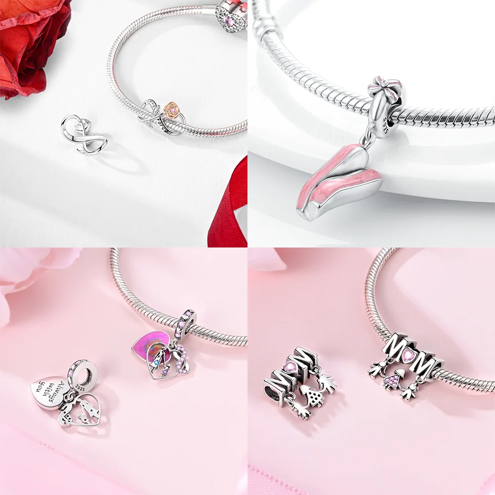 Manik-manik liontin hati merah - Tie Clip Silver ulasan dan harga