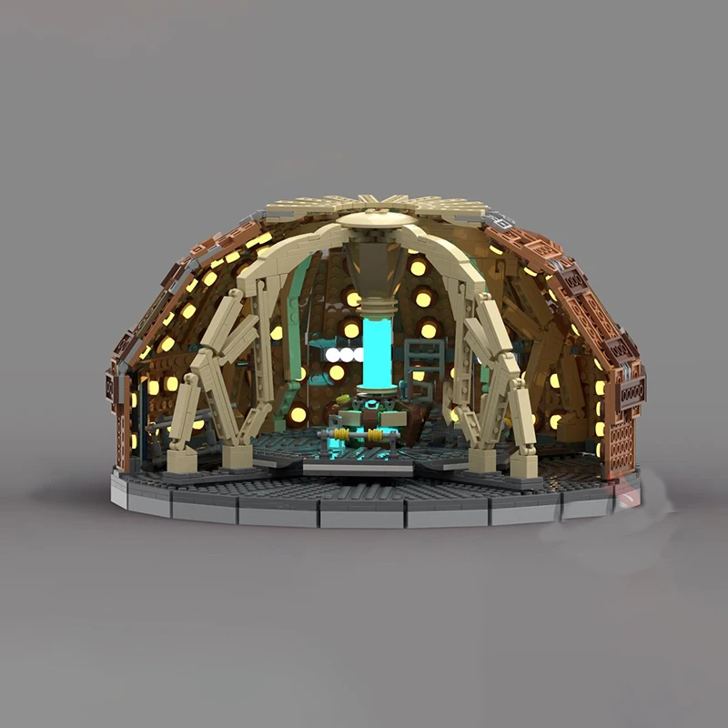 City Street View Moc – briques de construction, modèle de laboratoire de doctorat, blocs modulaires, ensemble de noël, jouet d'assemblage à monter soi-même, cadeaux