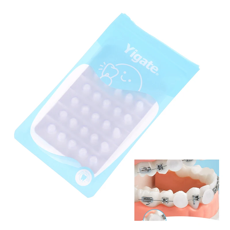 

35pcs Dental Orthodontic Wax for Braces Orthodontic Anti-grinding Food Grade Denture Wax Individually Packaged Superior Hygiene