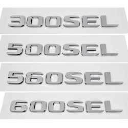 Insignia de logotipo trasero de plástico ABS para Mercedes Benz Clase S, 300SEL, 500SEL, 560SEL, 600SEL, W126, W140, W220, W221, W222