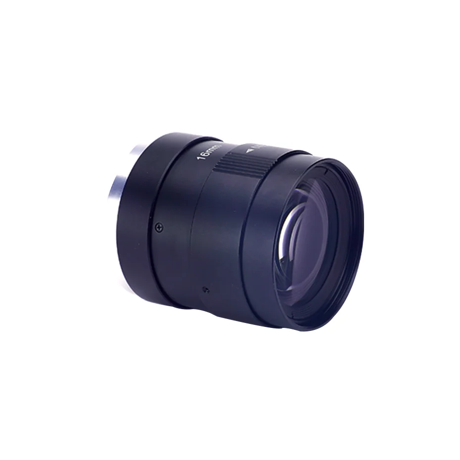 Industrial Camera Lens Fixed Focus 5MP FA 4 6 8 12 16 25 35 50 75 mm F2.0 1inch C Mount CCTV Lens