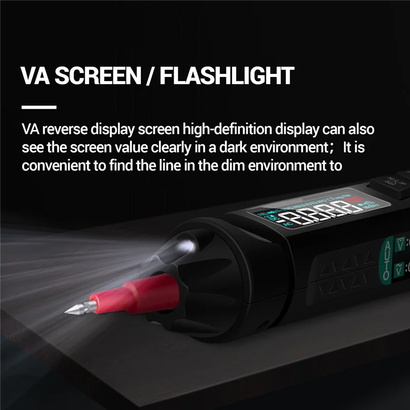 URAZL ANENG A3008 Multimetro digitale Tester automatico con penna sensore intelligente 6000 conteggi Multimetro tester di tensione senza contatto