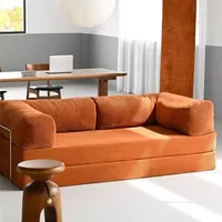 200cm Modern Style Air Compression Fabric Flannel Deformable Modular Couch for Living Room Sectional Composable Sofa Bed