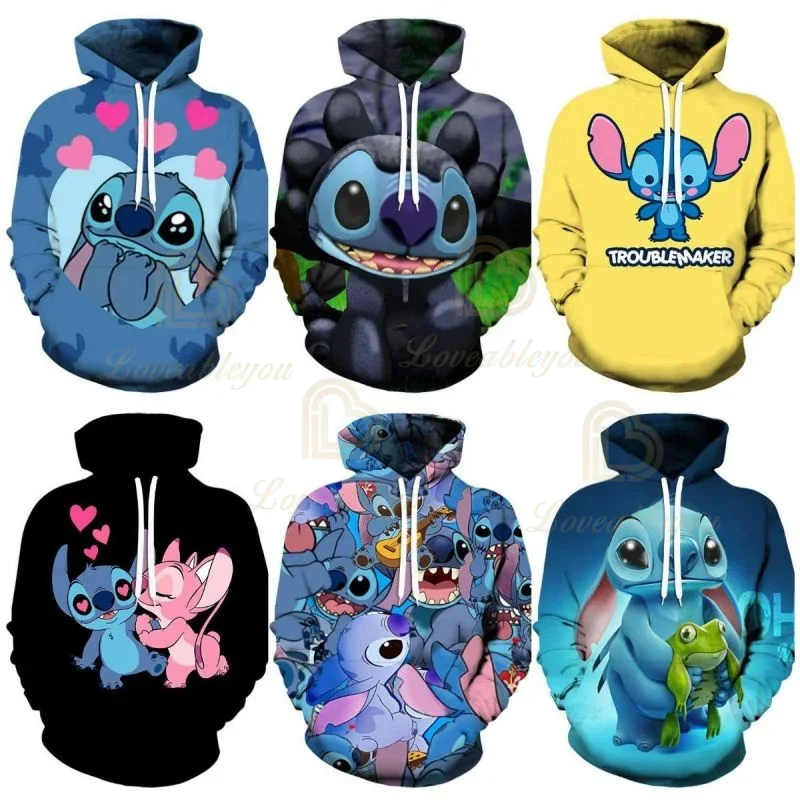 Casual 3D Mens Hoodies Dis Stitch Men Women Sweatshirt Cool Cap Sweatshirts Anime Hoodie Boys Girls Pullovers Tops