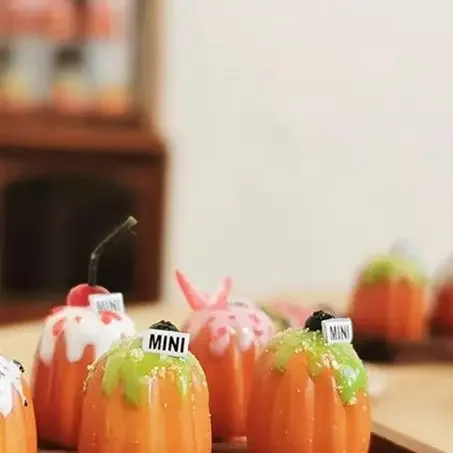 4 Uds 1/12 casa de muñecas simulación Mini pastel postre modelo muñeca hogar cocina comida decoración casa de muñecas Micro escena foto Accesorios