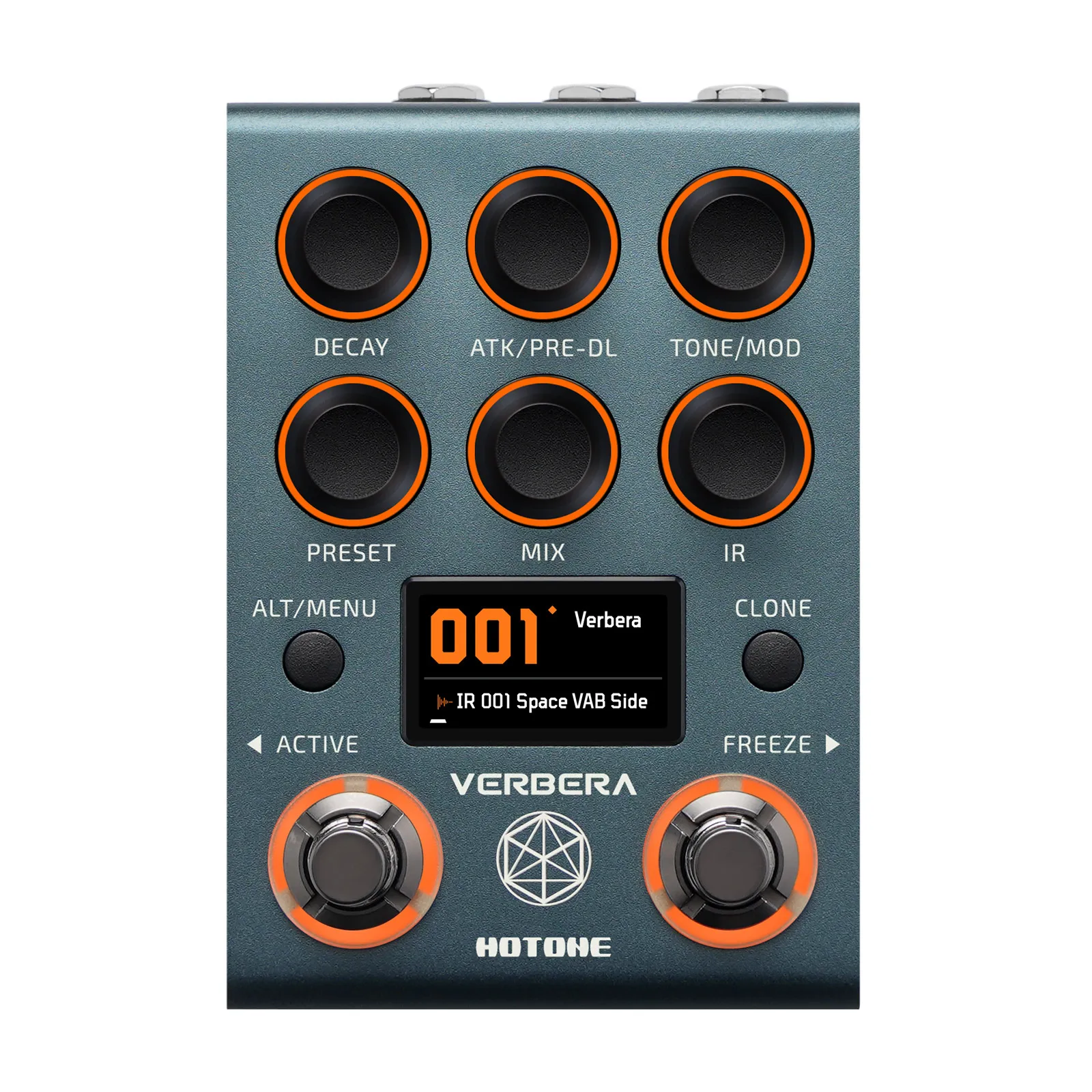 Hotone Verbera Convolution Ir Reverb, Hall Church Spring Plate Ambient Reverb Pedal For Acoustic Guitar, Synths, Vocals