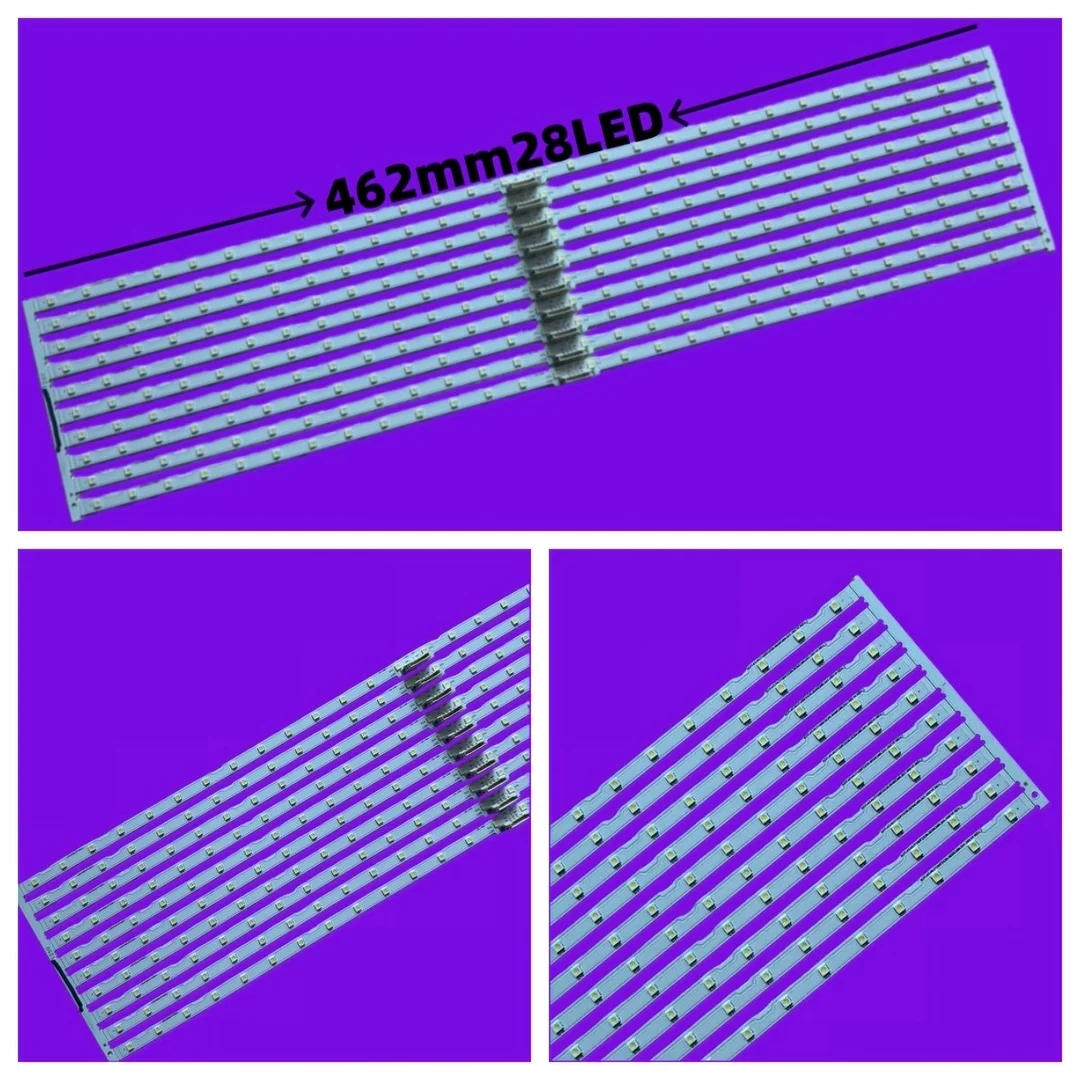 TV Lamps LED Backlight Strips For  UA43NU7100S UA43NU7100W UA43NU7100J UA43NU7100K G R HD TV Bars Kit LED Bands Rulers