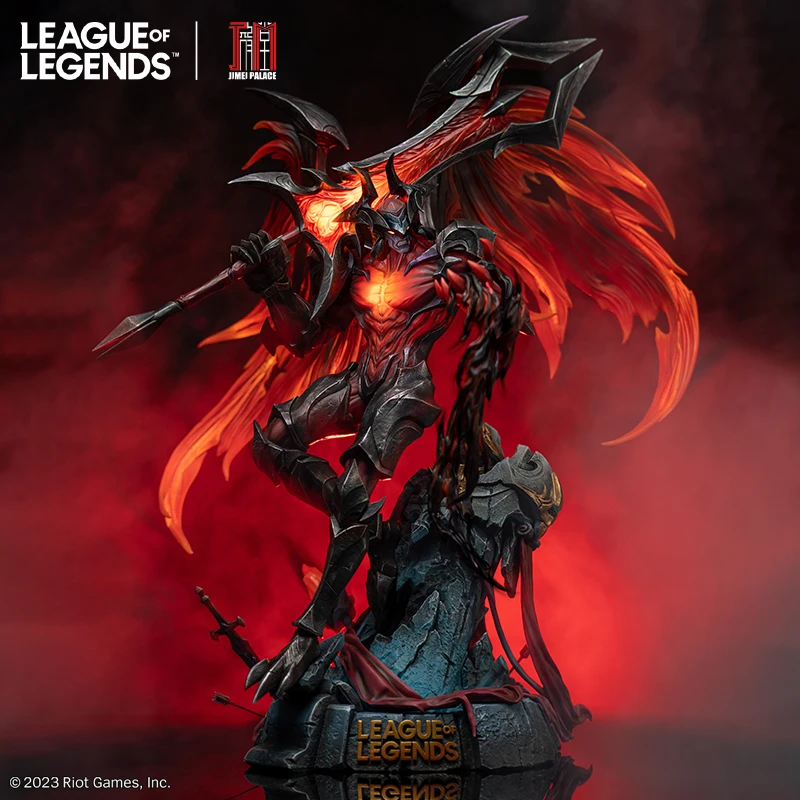 

Jimei Hall X League Of Legends Joint Edition Dark Clan Sword Demon Limited Edition Statue Genuine Luminous Sculpture Handmade