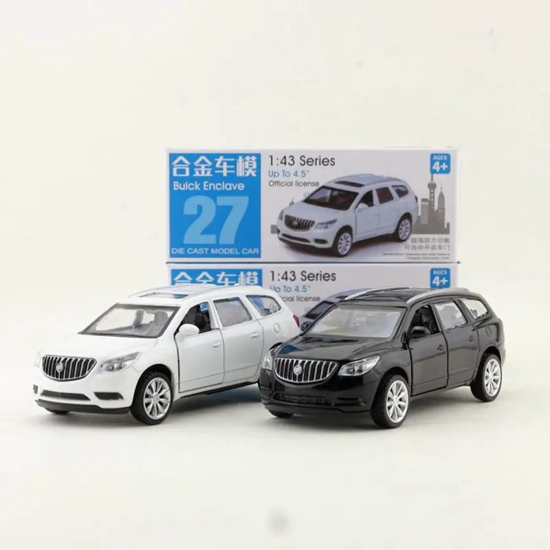 

1:43 Buick Enclave SUV Alloy pull-back vehicle model Diecast Metal Model Car Random color