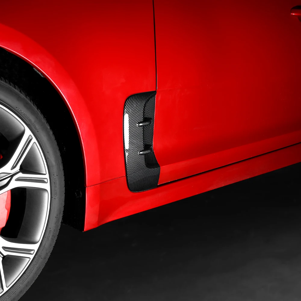 For Kia Stinger 2018-2023 2Pcs Car Side Vent Sticker Body Side Fender Vent Cover Trim Exterior Decor Car Styling Accessories view 4