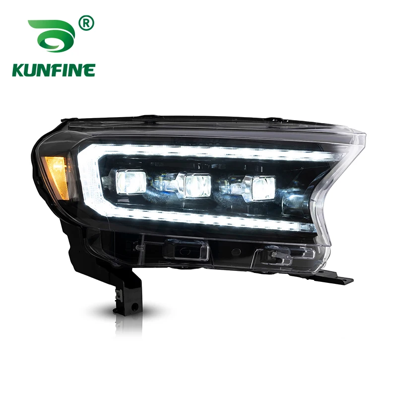 

KUNFINE Car Styling Car Headlight Assembly For Ford Ranger 2015-Up LED Head Lamp Car Tuning Light Parts Plug And Play